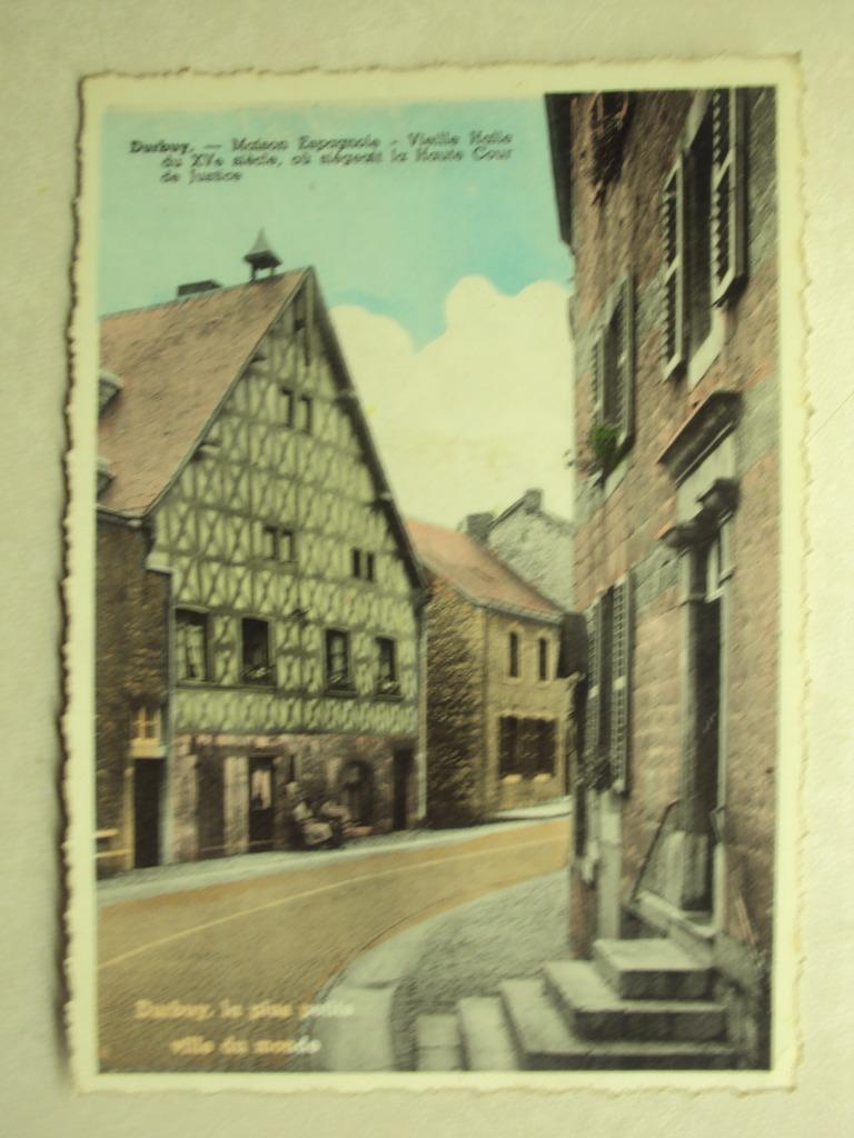 48526 - DURBUY - MAISON ESPAGNOLE - VIEILLE HALLE, Collections, Cartes postales | Belgique, Envoi