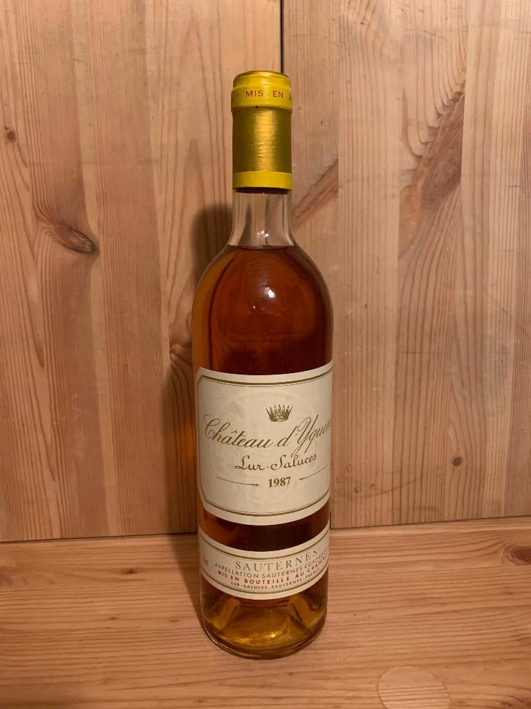 !!!! YQUEM 1987, RESTE 2 Bouteilles !!!, Neuf, Pleine, Vin blanc, Enlèvement