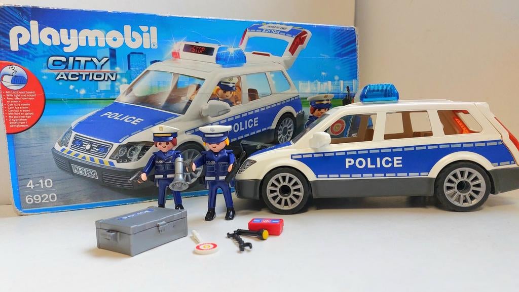 Playmobil 6920 Voiture de police avec gyrophare et sirène, Enfants & Bébés, Jouets | Playmobil, Enlèvement ou Envoi