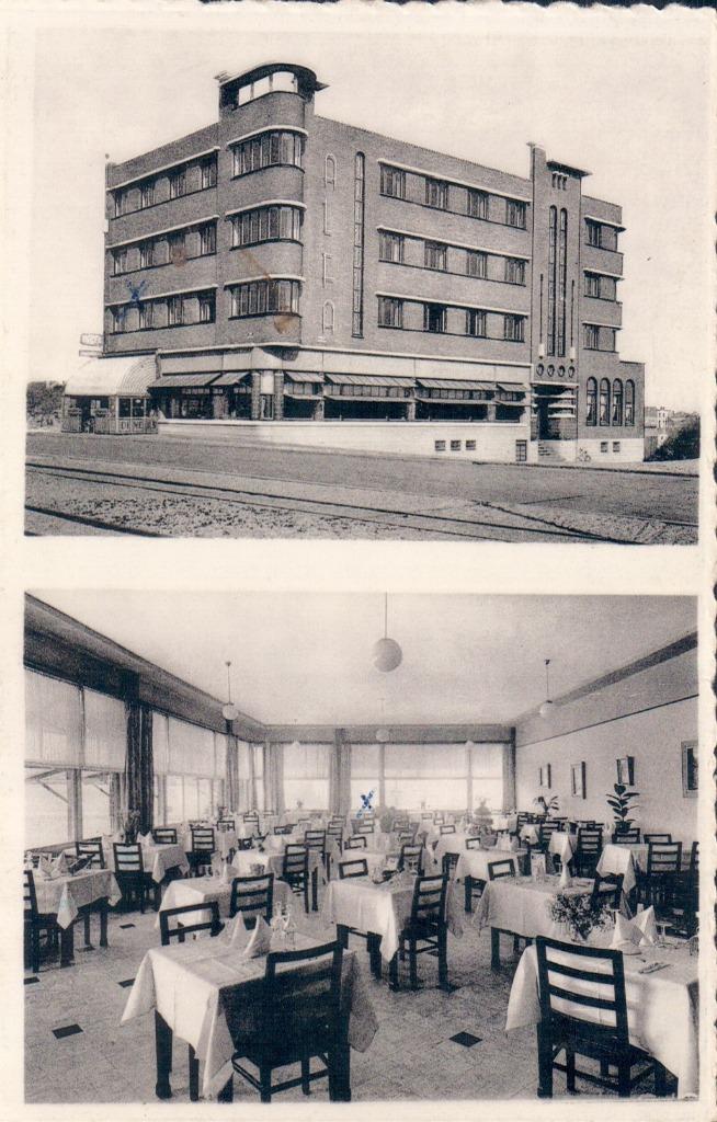 Oostende Ostende Mariakerke Hotel Alfa, Verzamelen, Ophalen of Verzenden, 1940 tot 1960, Gelopen, West-Vlaanderen