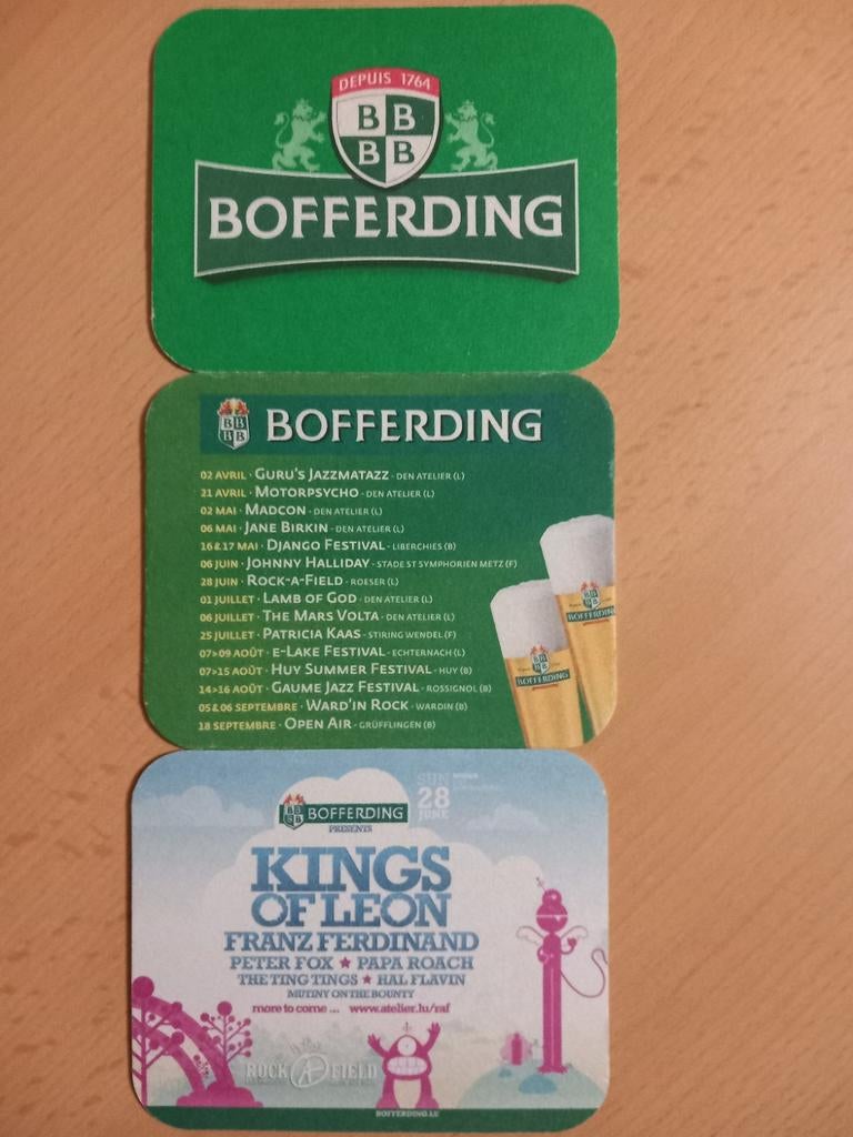 Sous-bocks Bofferding (295), Collections, Enlèvement ou Envoi