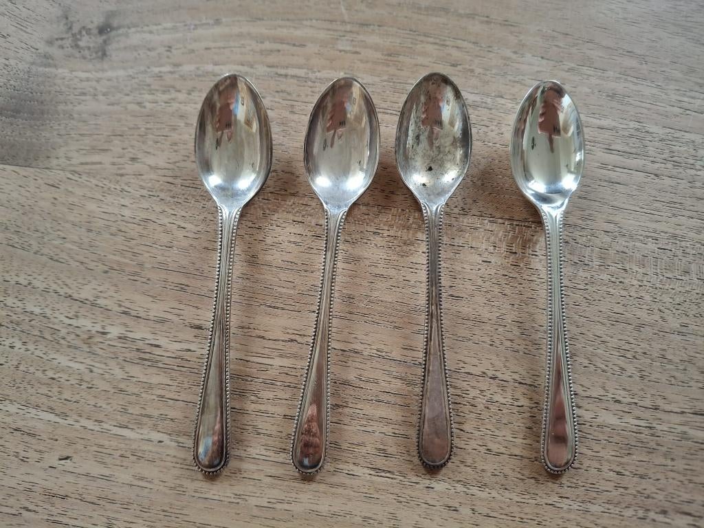 Cuillères à café en argent Sheffield England, Antiquités & Art, Enlèvement ou Envoi