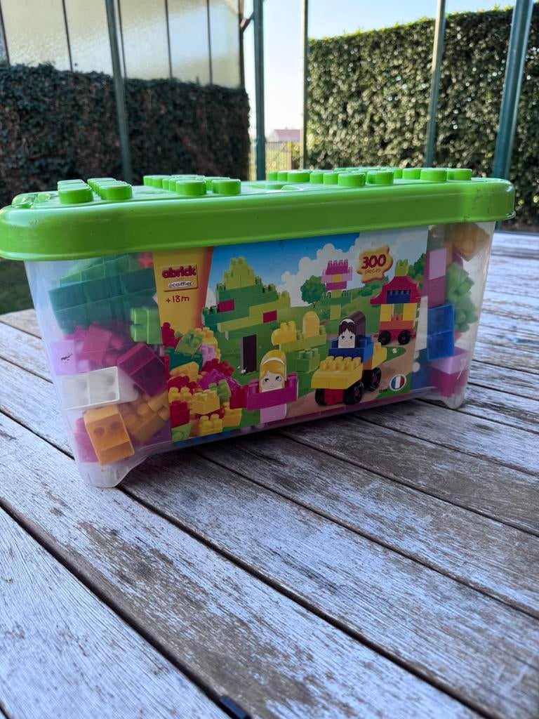 Abrick plastic blokken bouwstenen, Ophalen, Zo goed als nieuw, Abrick