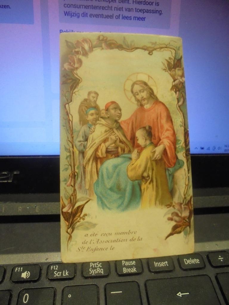 prière a l'enfant Jésus, Enlèvement ou Envoi, Comme neuf, Carte ou Gravure, Christianisme | Catholique