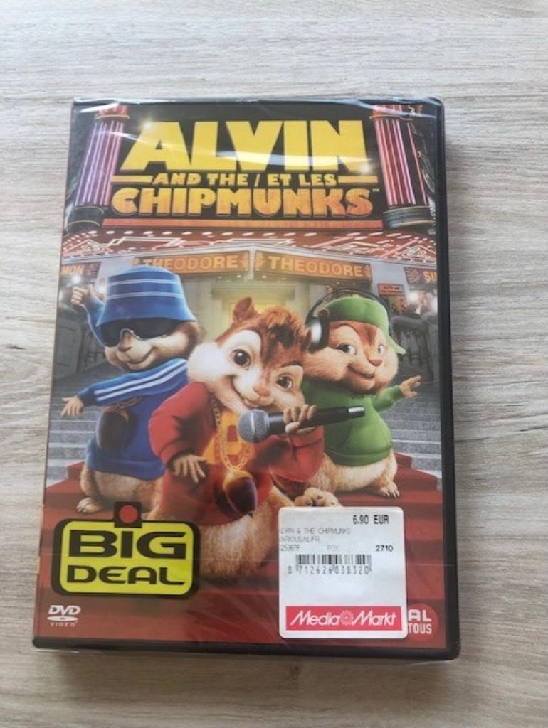 DVD Alvin and the Chipmunks Nieuw!, Ophalen of Verzenden, Nieuw in verpakking, Avontuur, Film