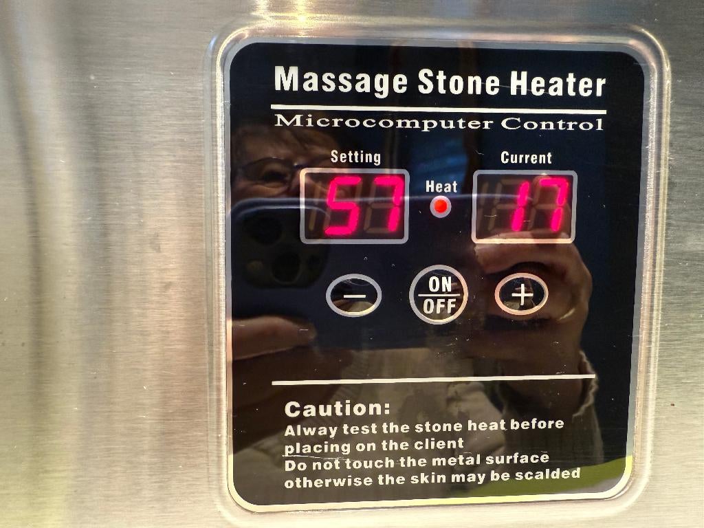 Hotstone met stenen te koop, Ophalen, Gebruikt, Hotstone