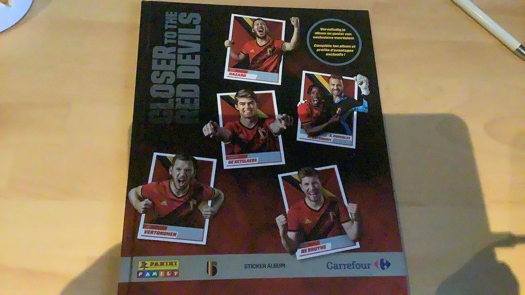 Dichterbij Rode Duivels carrefour panini, Verzamelen, Zo goed als nieuw