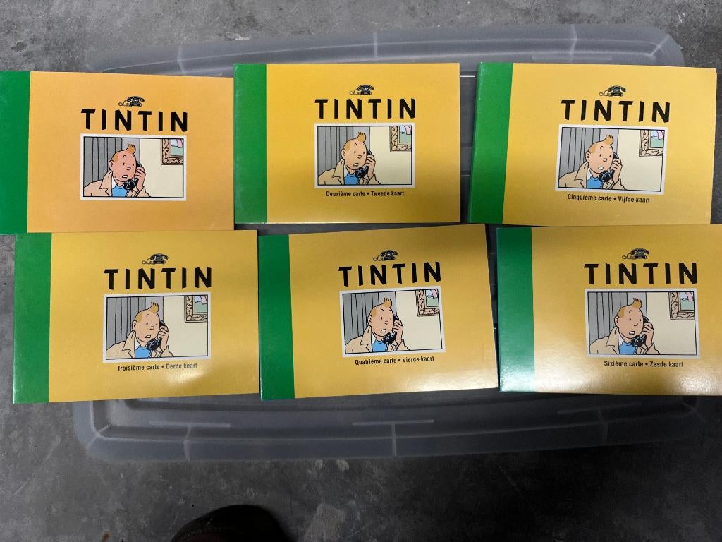 Kuifje/Tin Tin Belgacom telefoonkaarten collectie 1995/1996, Verzamelen, Complete verzamelingen en Collecties, Ophalen of Verzenden