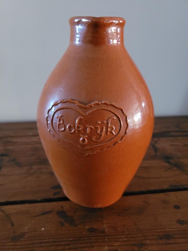 Vaasje van Bokrijk terracotta, Ophalen, Nieuw, Overige kleuren