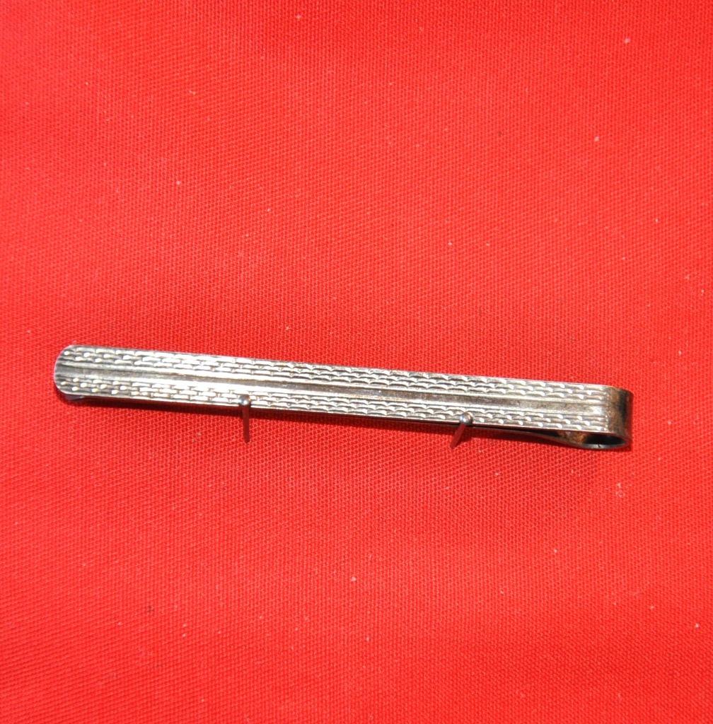 ancienne pince a cravate metal argenté poiçonné(19), Enlèvement ou Envoi, Argent, Autres types