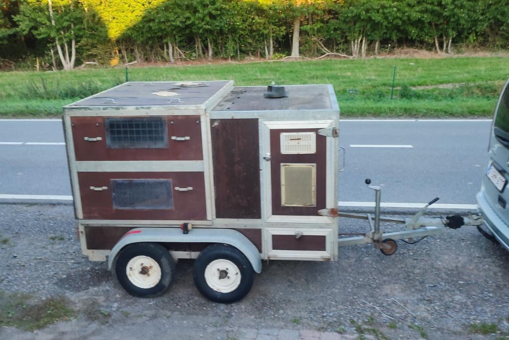 Remorque de chasse 8 à 12 chiens, Autos : Divers, Remorques, Enlèvement, Utilisé