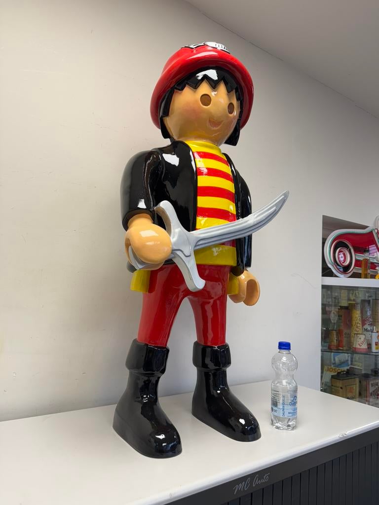 Groot Playmobil reclame beeld XL, Verzamelen, Ophalen, Zo goed als nieuw, Reclamebord