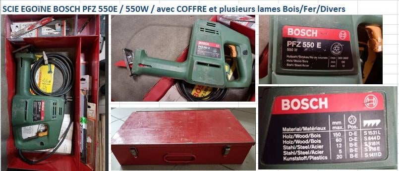 Scie égoïne BOSCH, Bricolage & Construction, Outillage | Outillage à main, Enlèvement