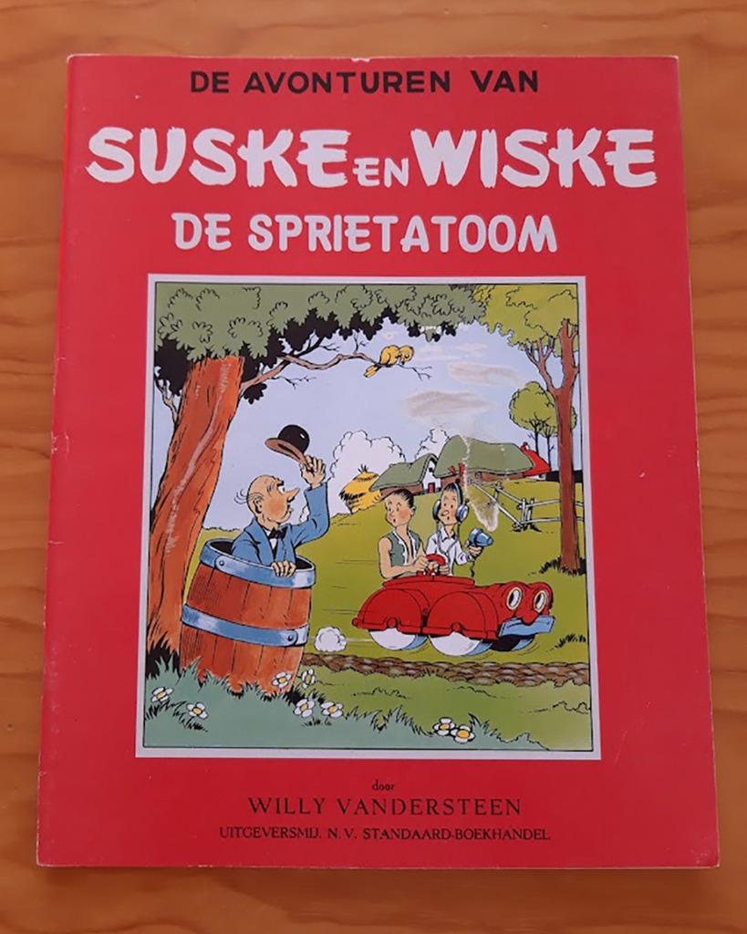Suske en Wiske De Sprietatoom SC03 Het Nieuwsblad, Het Volk., Verzenden, Willy Vandersteen, Eén stripboek, Zo goed als nieuw