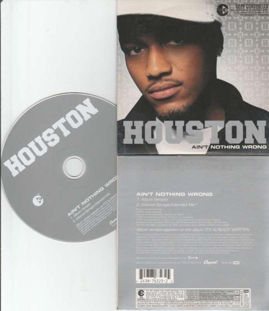 CD single Houston - Ain’t nothing wrong, CD & DVD, CD Singles, 1 single, Enlèvement ou Envoi, Comme neuf, Hip-hop et Rap