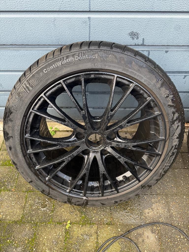 Porsche Cayman 718 Winter banden en velgen, Auto-onderdelen, Banden en Velgen, Gebruikt, 265 mm, Banden en Velgen, Winterbanden