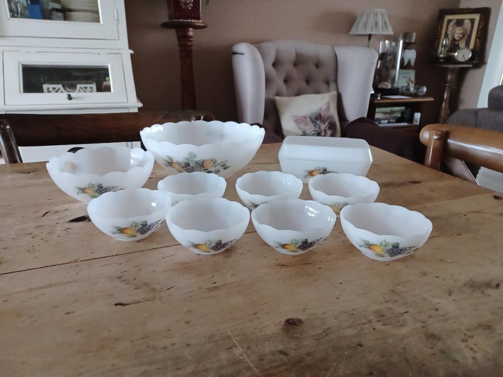 ARCOPAL FRUITS DE FRANCE serviesdelen vanaf 1.50 euro, Antiek en Kunst, Ophalen of Verzenden