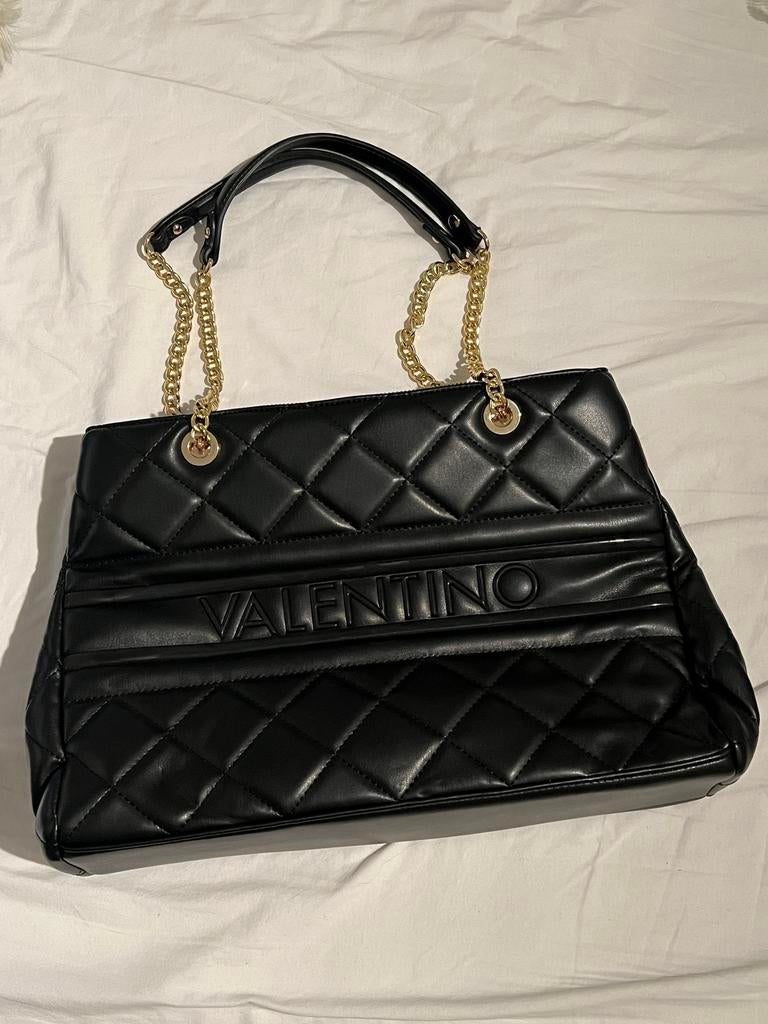 Valentino Bags quilted handtas, Enlèvement, Neuf, Noir, Sac à main