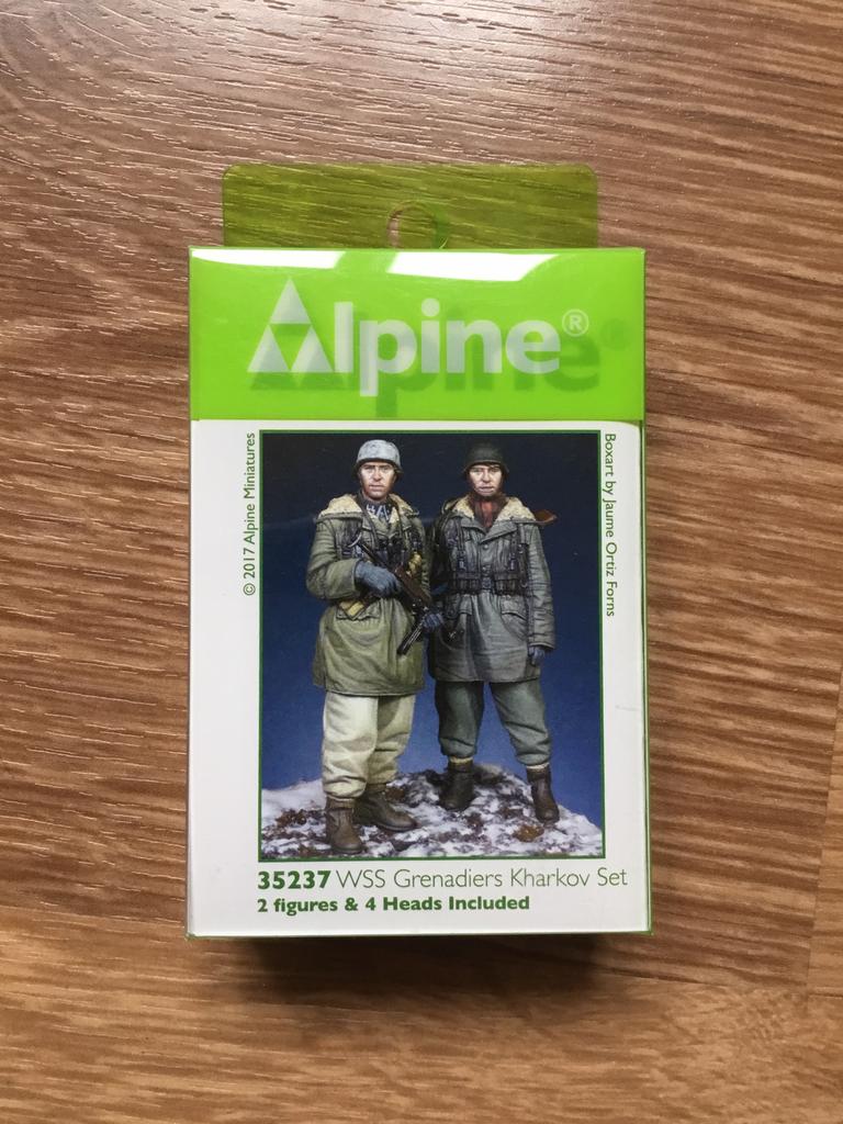 Alpine Miniatures 35237 WSS Grenadiers Kharkov 1/35e., Nieuw, 1:35 tot 1:50, Figuur of Figuren