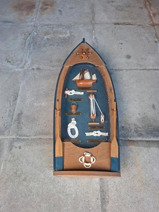 Coffret de rangement mural pour clés à motifs marins, Ophalen, Zo goed als nieuw