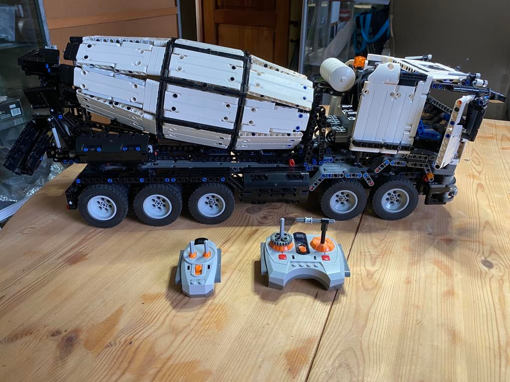 LEGO Technic bétonnière MOC, Enlèvement ou Envoi, Comme neuf