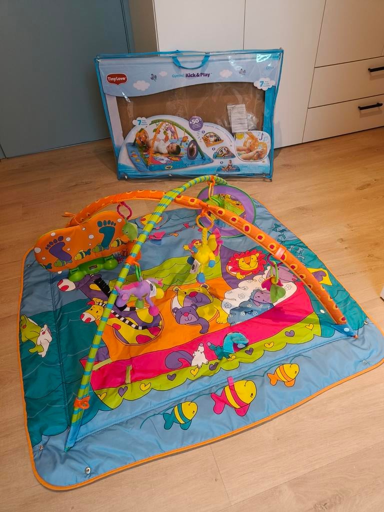 Tiny Love speelmat en speelboog voor baby's, Enlèvement ou Envoi, Comme neuf