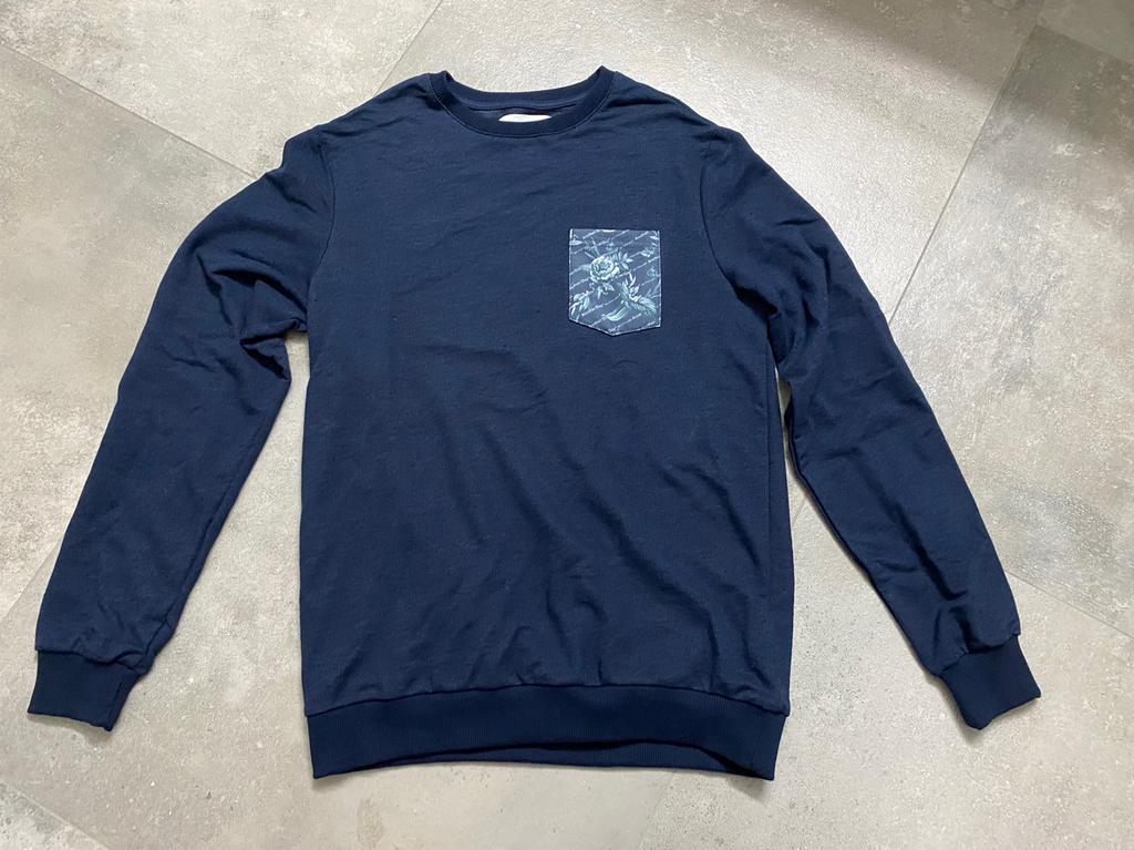 Pull bleu neuf taille S, Neuf, Enlèvement ou Envoi, Bleu, Taille 46 (S) ou plus petite