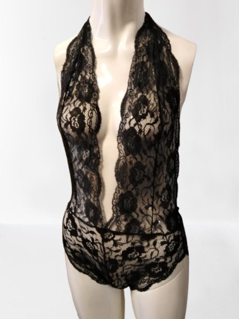 Body artnr 415, L&L, Enlèvement ou Envoi, Noir, Body ou Corset