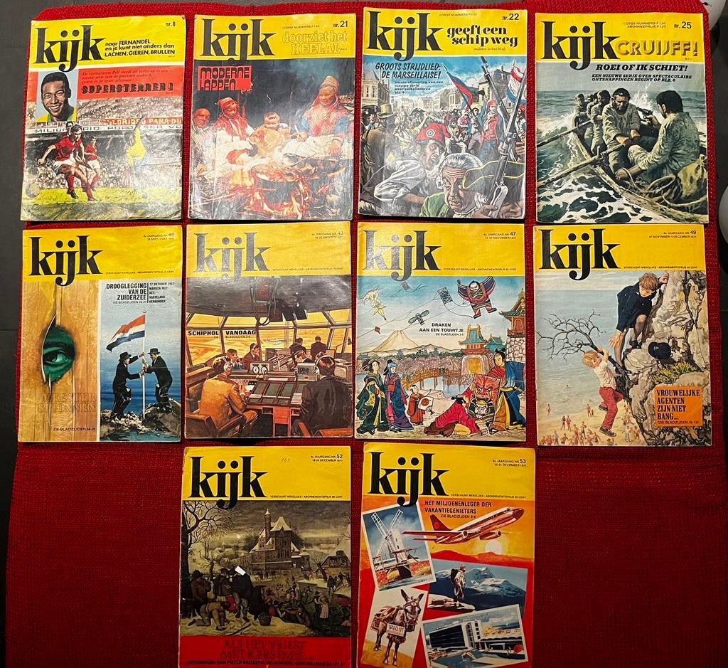 KIJK Magazines vintage retro Jaren 70, Ophalen of Verzenden