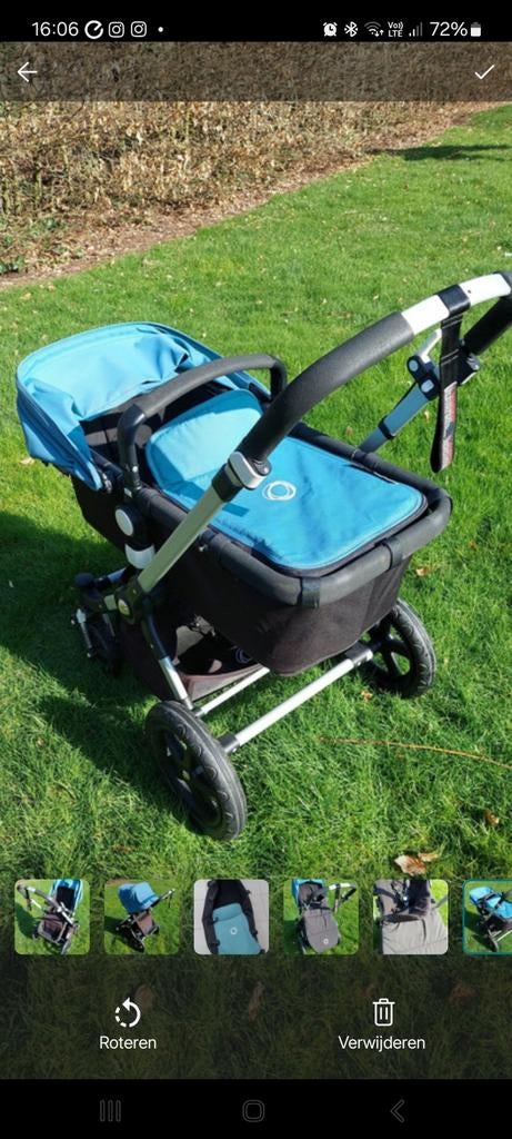 Bugaboo Cameleon kinderwagen, Ophalen, Zonnekap