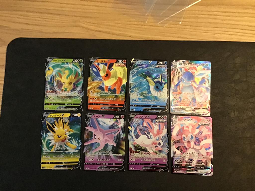 Lot 8x Pokemon Japanese Eevee Heroes, Hobby en Vrije tijd, Ophalen, Nieuw, Losse kaart