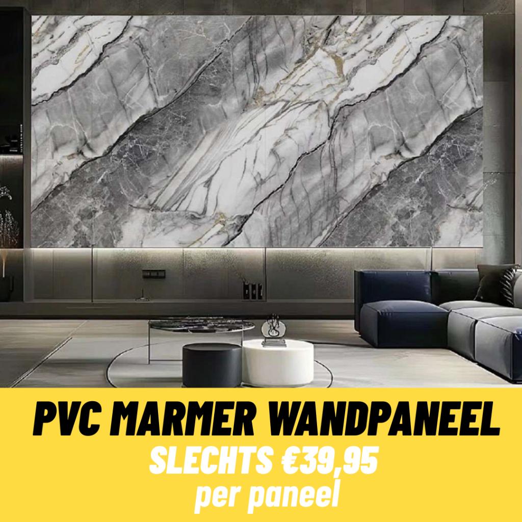 PVC Marmer look XXL wandpanelen 260x122 | Badkamer | Keuken, Maison & Meubles, Accessoires pour la Maison | Décorations murale
