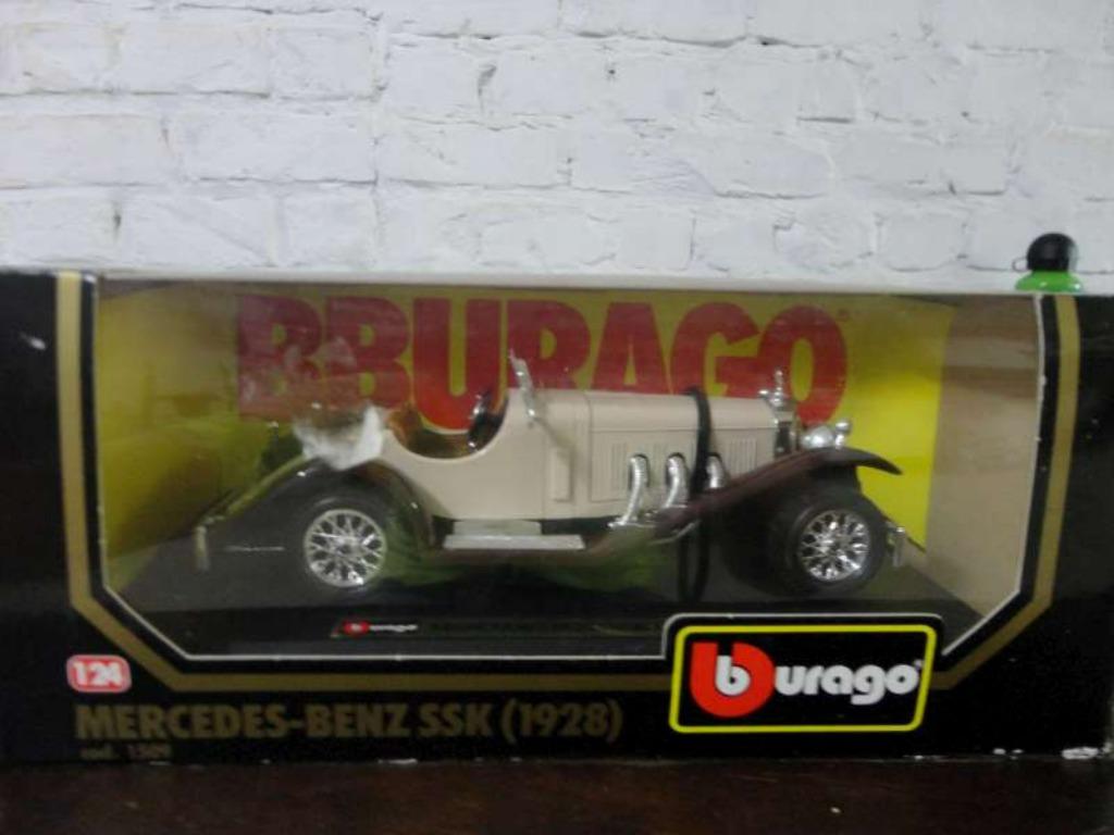 Mercedes Benz SSK 1928 Bburago 1/24, Hobby en Vrije tijd, Ophalen of Verzenden, Zo goed als nieuw, Auto