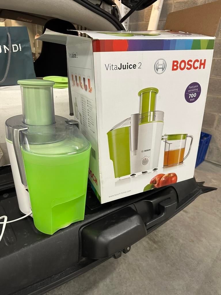 Sapcentrifuge Bosch VitaJuice2, Elektronische apparatuur, Ophalen of Verzenden, Gebruikt, Elektrisch, Sapcentrifuge