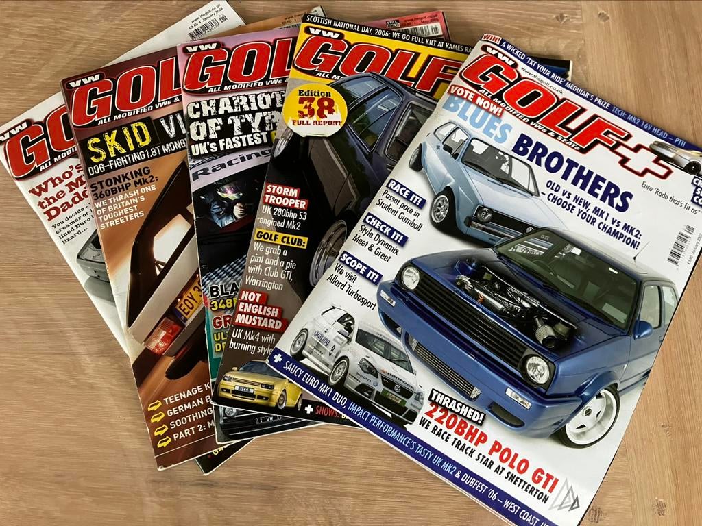 Lot d’anciens magazines GOLF+ de 2006, Enlèvement ou Envoi, Comme neuf, Autres types