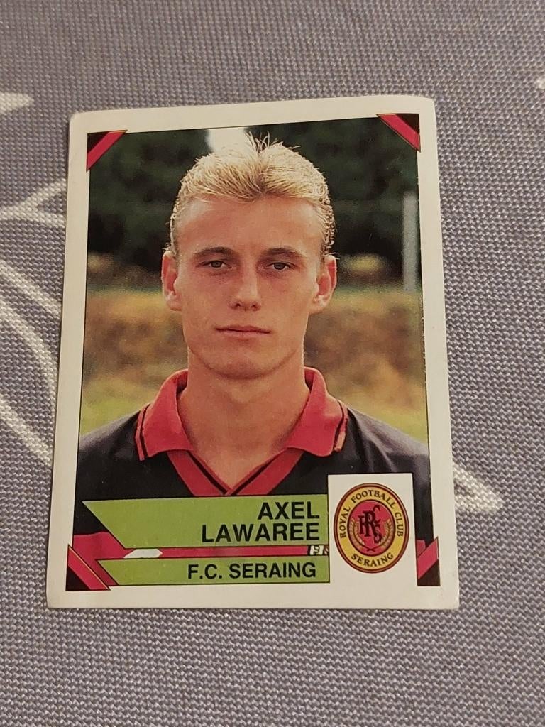 Panini / Sticker / Axel Lawaree / F.C. Seraing / Football 95, Collections, Envoi, Affiche, Image ou Autocollant