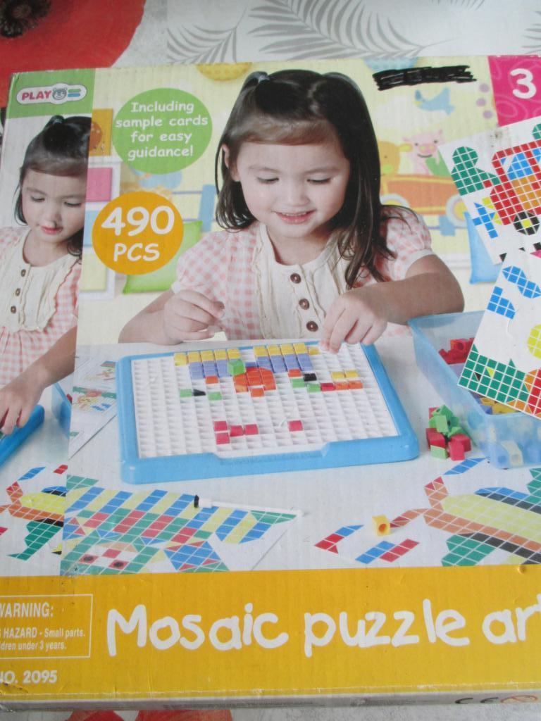puzzel mozaiek, Kinderen en Baby's, Ophalen of Verzenden, Gebruikt, Knutselen