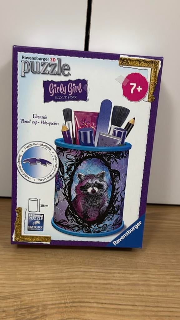 Ravensburger 3D puzzle Girly Girl edition Pencil cup, Ophalen, Meer dan 50 stukjes, Zo goed als nieuw, 6 jaar of ouder