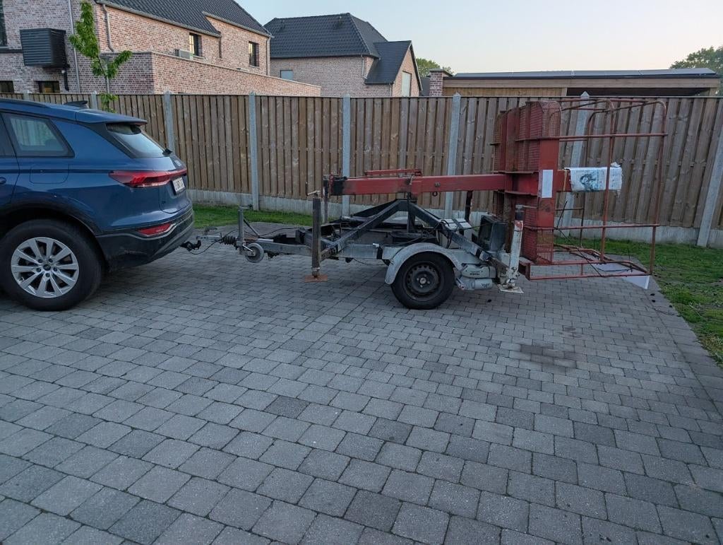 Hercules Hoogtewerker 12 m aanhanger, Enlèvement