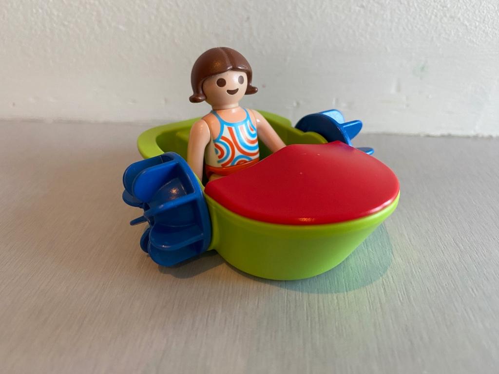 Playmobil kind in bootje, Kinderen en Baby's, Speelgoed | Playmobil, Ophalen of Verzenden, Zo goed als nieuw, Complete set