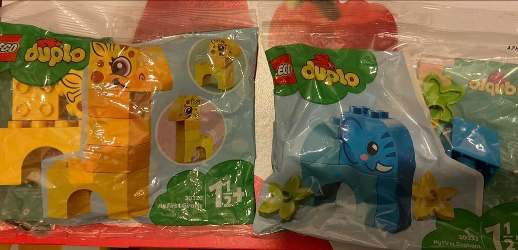Lego Duplo 30333, 30329 mon premier éléphant, girafe, Enlèvement ou Envoi, Neuf, Duplo