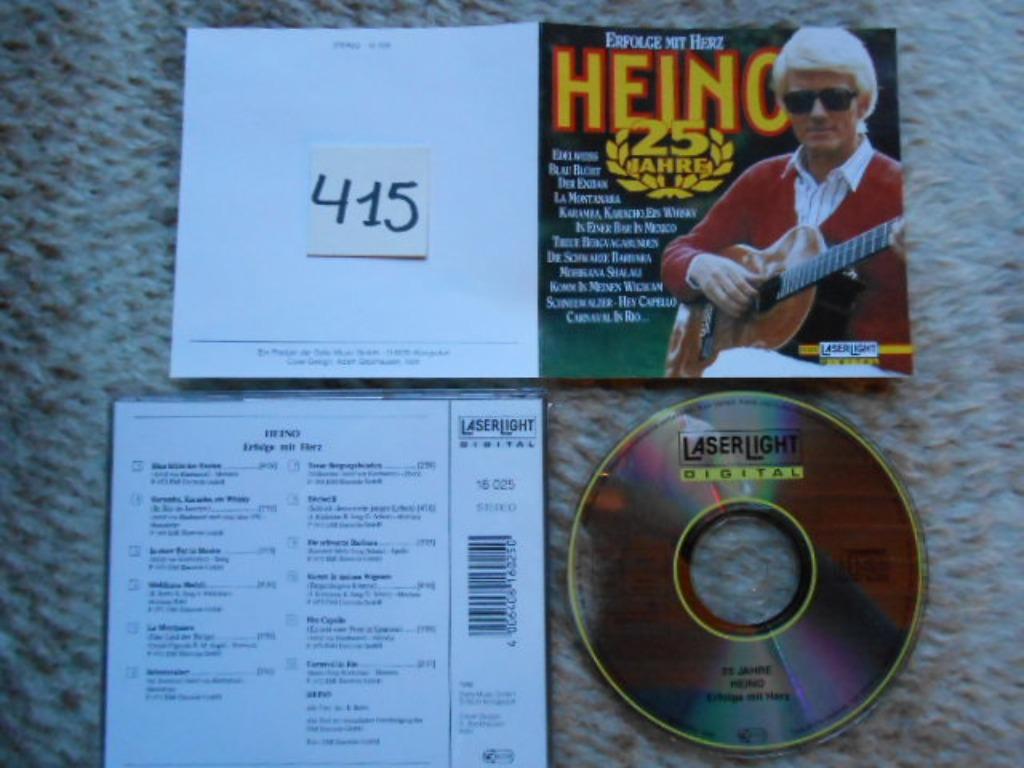 CD Heino  Erfolge Mit Herz, Cd's en Dvd's, Ophalen of Verzenden, Zo goed als nieuw, Overige genres