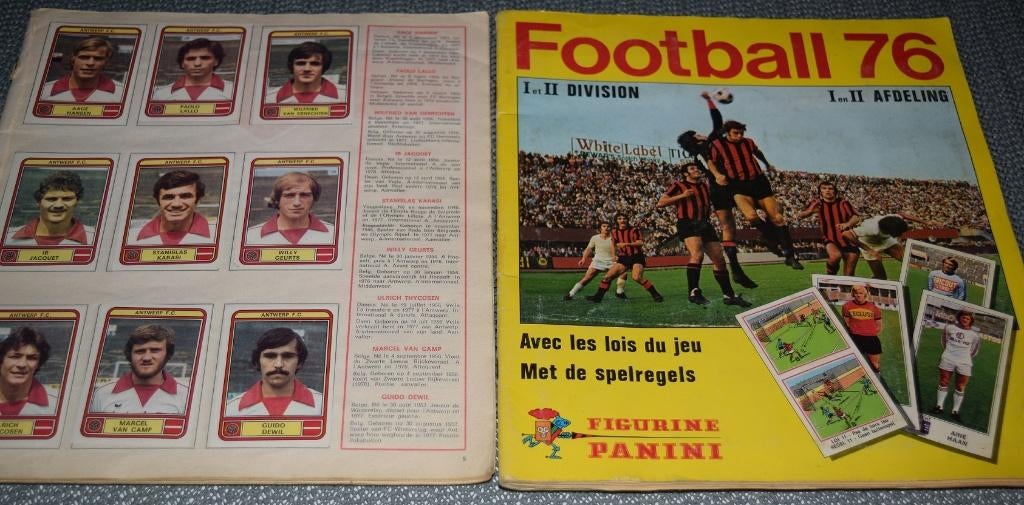 Panini Albums RECUP / Jaren 70, Verzamelen, Verzenden, Gebruikt, Poster, Plaatje of Sticker