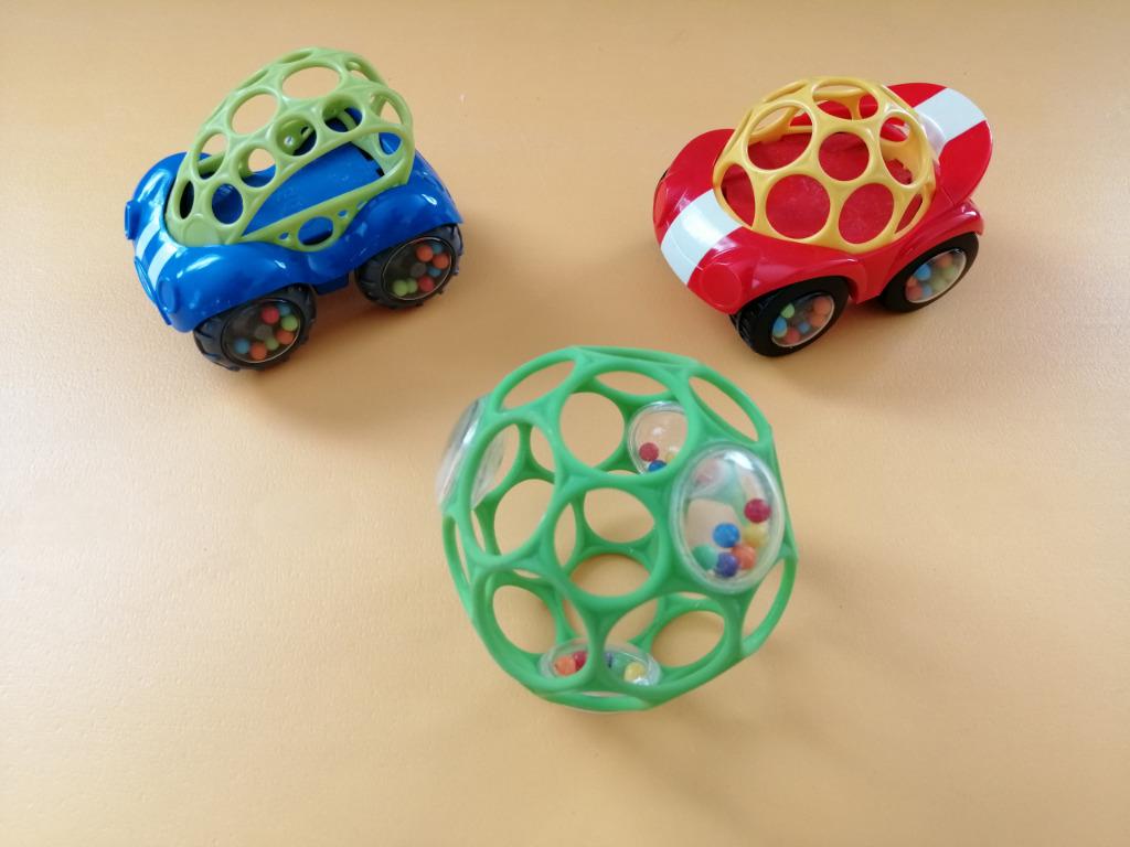 Oball auto's en bal, Kinderen en Baby's, Ophalen, Gebruikt, Auto, Met wieltjes