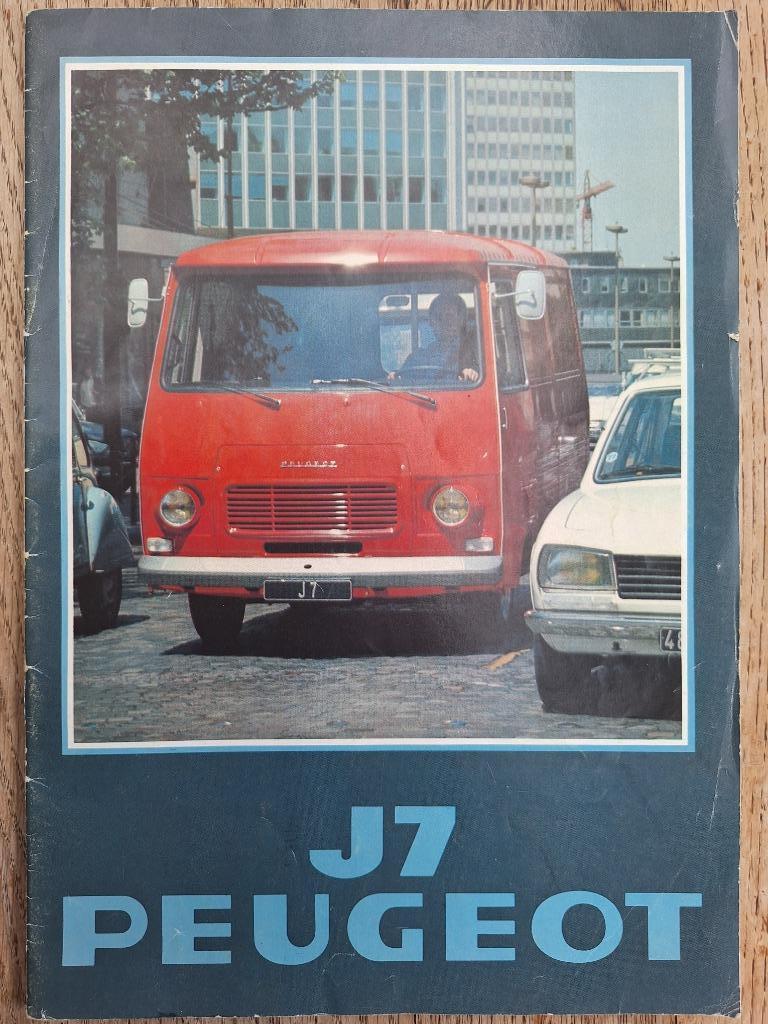 PEUGEOT J7 1978 BROCHURE 24 PAGES TEXTE Français  EN TRES BO, Enlèvement ou Envoi, Utilisé, Peugeot