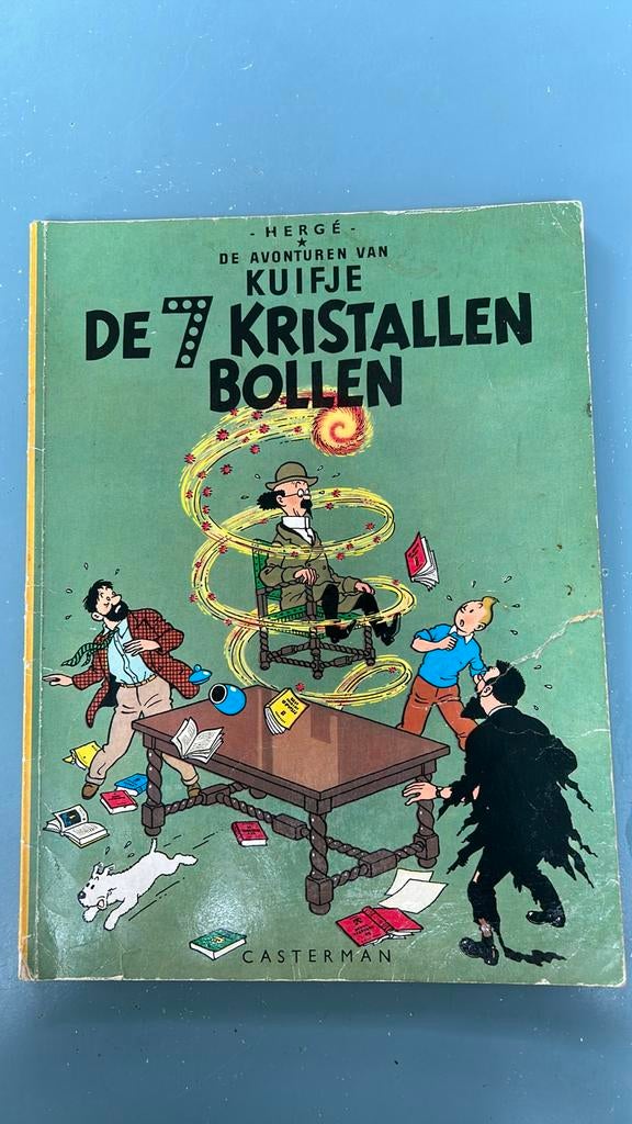 Hergé - De 7 kristallen bollen, Ophalen of Verzenden, Gelezen, Hergé