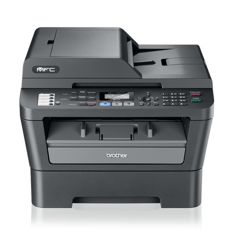 BROTHER MFC-7460DN + 2 Toners compatibles HC TN-2220, Fax, Imprimante, Wi-Fi intégré, Enlèvement