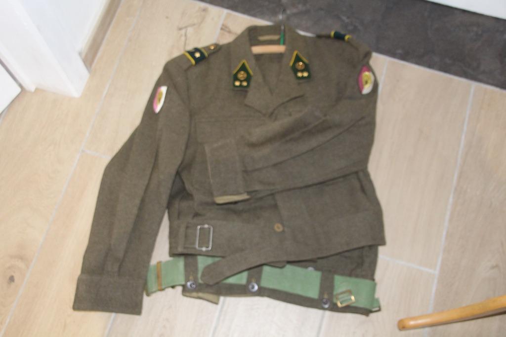 ABL Battle Dress complet Lieutenant Regt Cyclistes (1958), Envoi, Armée de terre, Vêtements ou Chaussures