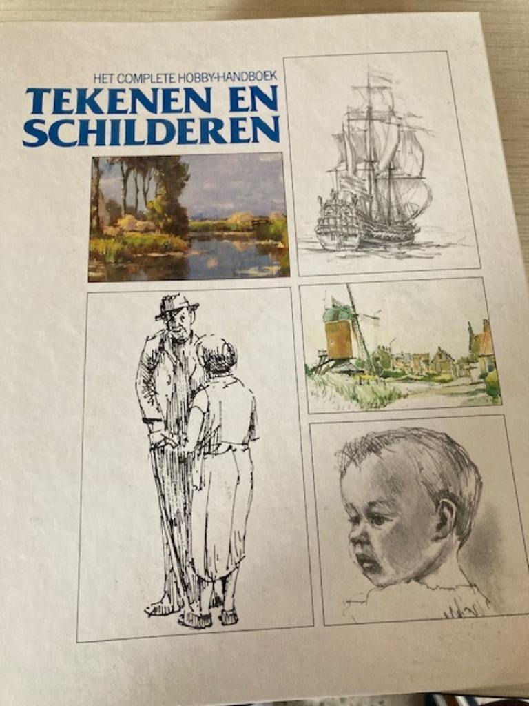 Hobbyhandboek: tekenen en schilderen 3 kaften, Hobby en Vrije tijd, Ophalen, Gebruikt