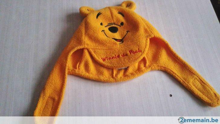 Bonnet orange Winnie the Pooh, Garçon ou Fille, 104 ou plus petit, Enlèvement ou Envoi, Utilisé